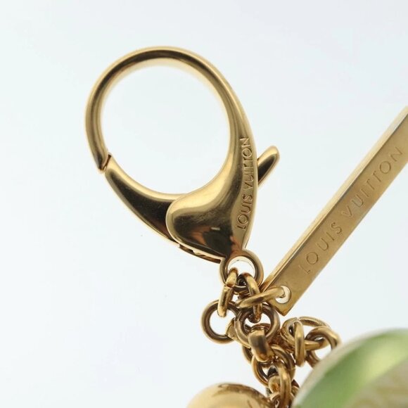 LOUIS VUITTON Bijoux Sac Mini Lin Croisette Charm Gold M95506 LV Auth 134900 - Picture 5 of 9